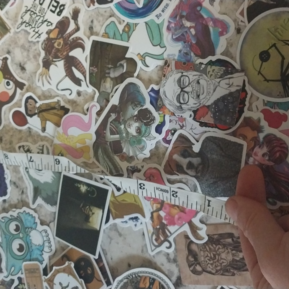 100s Sticker Lot 2 inches - Picture 3 of 10